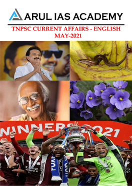 Tnpsc Current Affairs - English May-2021 the Way to Your Destiny | Since 2014