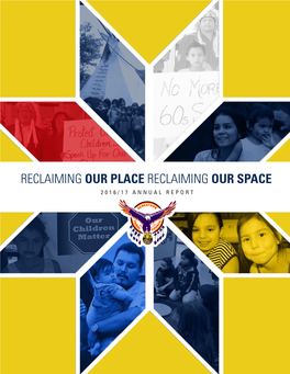 Reclaiming Our Place Reclaiming Our Space Vision
