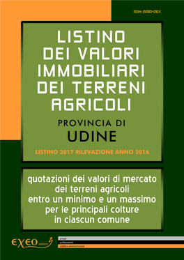 Listino Dei Valori Immobiliari Dei Terreni Agricoli