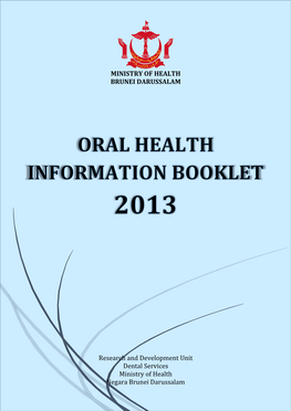 Oral Health Information Booklet 2013