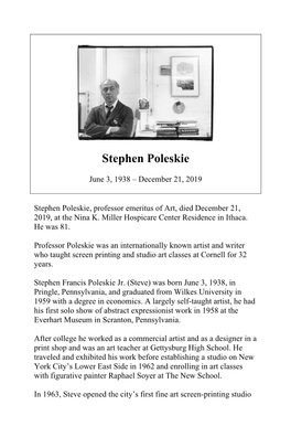 Stephen Poleskie