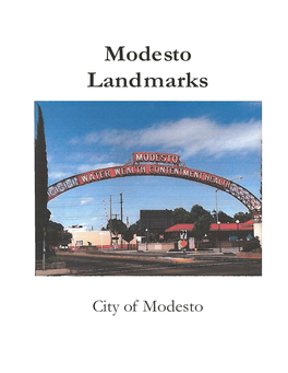 Appendix D-Modesto Landmarks