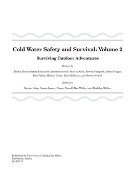 Cold Water Safety & Survival