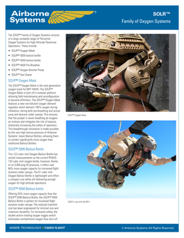 SOLR™ Family of Oxygen Systems