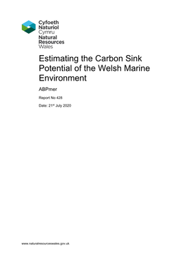 Estimating the Carbon Sink Potential of the Welsh Marine Environment Abpmer