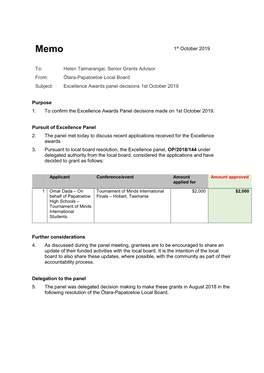 Ōtara-Papatoetoe Local Board Meeting Held on 3/12/2019