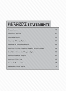 Financial Statements