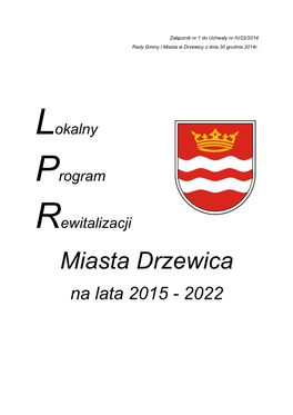 Miasta Drzewica Na Lata 2015 - 2022