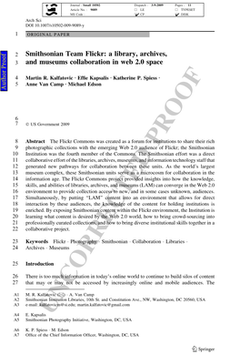 Kalfatovic Et Al Flickr Paper Author Proofs