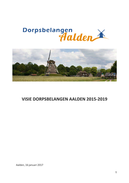 Dorpsvisie 2015-2019