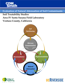 Evaluation of Natural Attenuation of Soil Contaminants Soil Treatability Studies Area IV Santa Susana Field Laboratory Ventura County, California