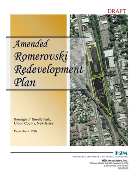 Amended Romerovski Redevelopment Plan