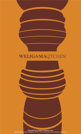 Weligama Kitchen Food Menu
