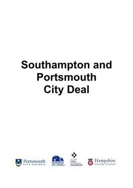 Southampton and Portsmouth City Deal