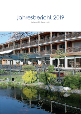 Jahresbericht 2019 Lebenshilfe Balzers E.V