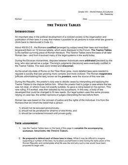 The Twelve Tables