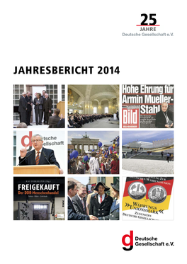 JAHRESBERICHT 2014 Inhalt