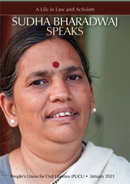 Speaks Sudha Bharadwaj