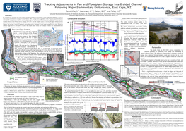 Tracking Adjustments in Fan and Floodplain Storage in a Braided