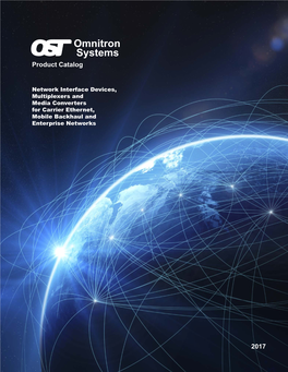 Omnitron Systems Product Catalog