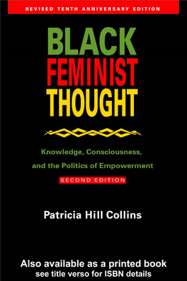 Black Feminist Thought