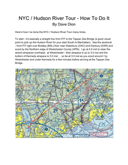 NYC / Hudson River Tour - How to Do It by Dave Dion
