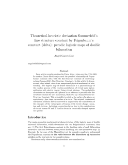 Theoretical-Heuristic Derivation Sommerfeld's Fine Structure