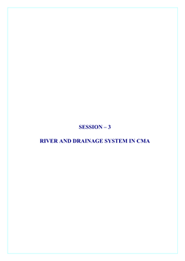 Session – 3 River and Drainage System In