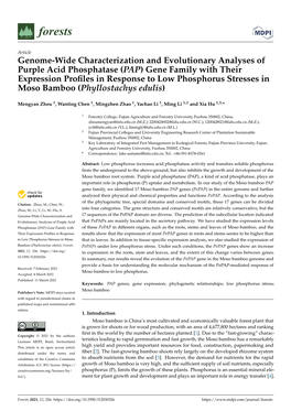 Genome-Wide Characterization and Evolutionary Analyses of Purple Acid Phosphatase