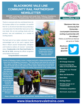 Blackmore Vale Line Community Rail Partnership