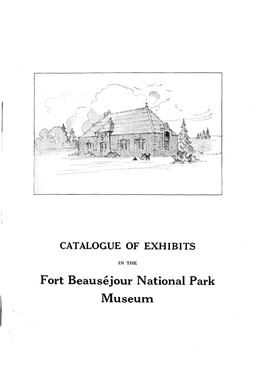 Fort Beauséjour National Park Museum CATALOGUE of EXHIBITS
