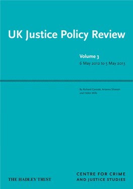 UK Justice Policy Review