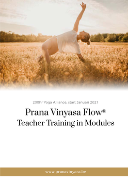 Prana Vinyasa Flow® Teacher Training in Modules