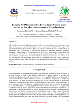 Unsteady MHD Free Convection Flow and Mass Transfer Near a Moving Vertical Plate in the Presence of Thermal Radiation