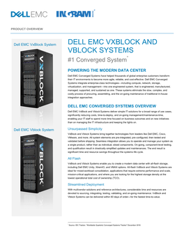 Dell EMC Vxblock and Vblock Product Overview