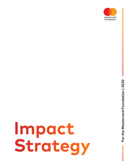 2020 Impact Strategy for the Mastercard Foundation