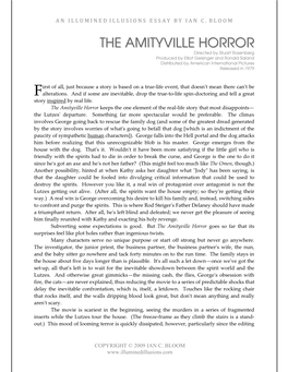 The Amityville Horror Keeps the One Element of the Real-Life Story That Most Disappoints— the Lutzes' Departure