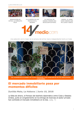 El Mercado Inmobiliario Pasa Por Momentos Difíciles