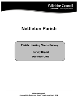 Nettleton Parish Survey Report
