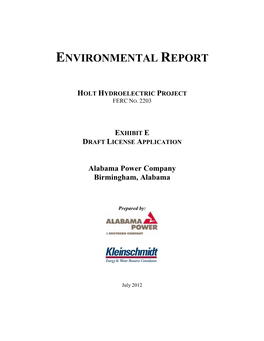 Environmental Report