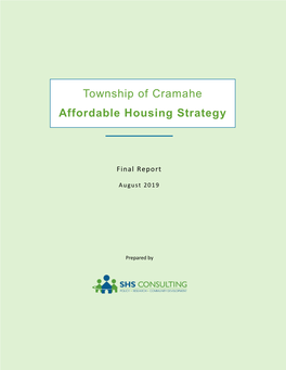 Township of Cramahe Affordable Housing Strategy