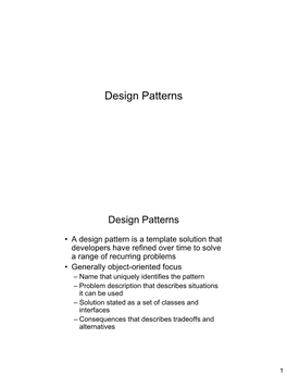 Design Patterns