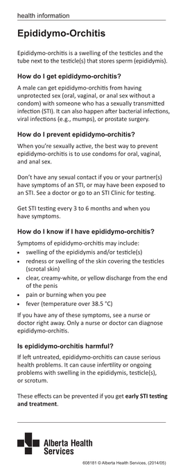Epididymo-Orchitis
