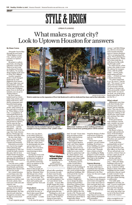 Alexander Garvin Houston Chronicle Article