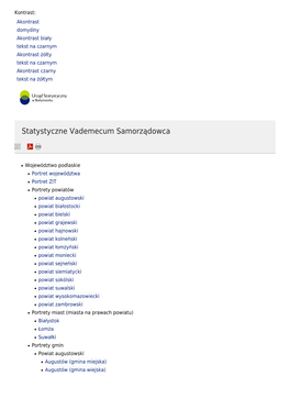 Statystyczne Vademecum Samorządowca