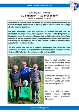 SC Pfullendorf Samstag 28