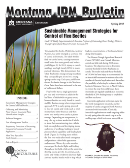 Sustainable Management Strategies for Control of Flea Beetles Gadi V.P