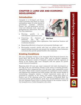 Chapter 3: Land Use and Economic Development