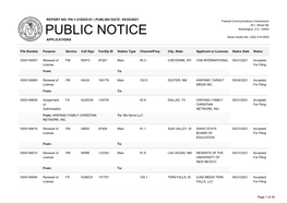 Public Notice >> Licensing and Management System Admin >>