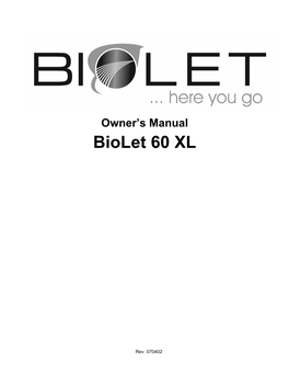 Biolet 60 XL